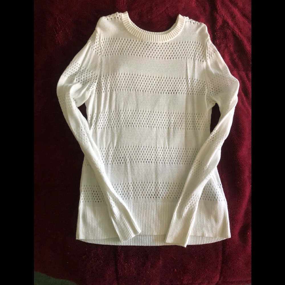 White nautica sweater